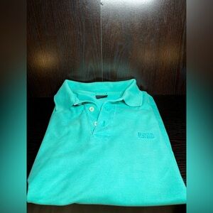 Hugo Boss Green Polo Shirt 100% Cotton